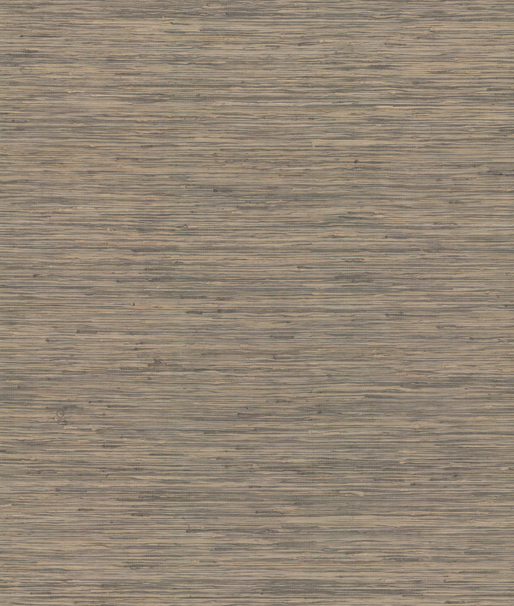 Threaded Jute Grey & Off White Wallpaper by Ronald Redding Traveler Covers about 72 square feet 36-in by 24-ft long roll Unpasted 0 - Fabric Carolina -
