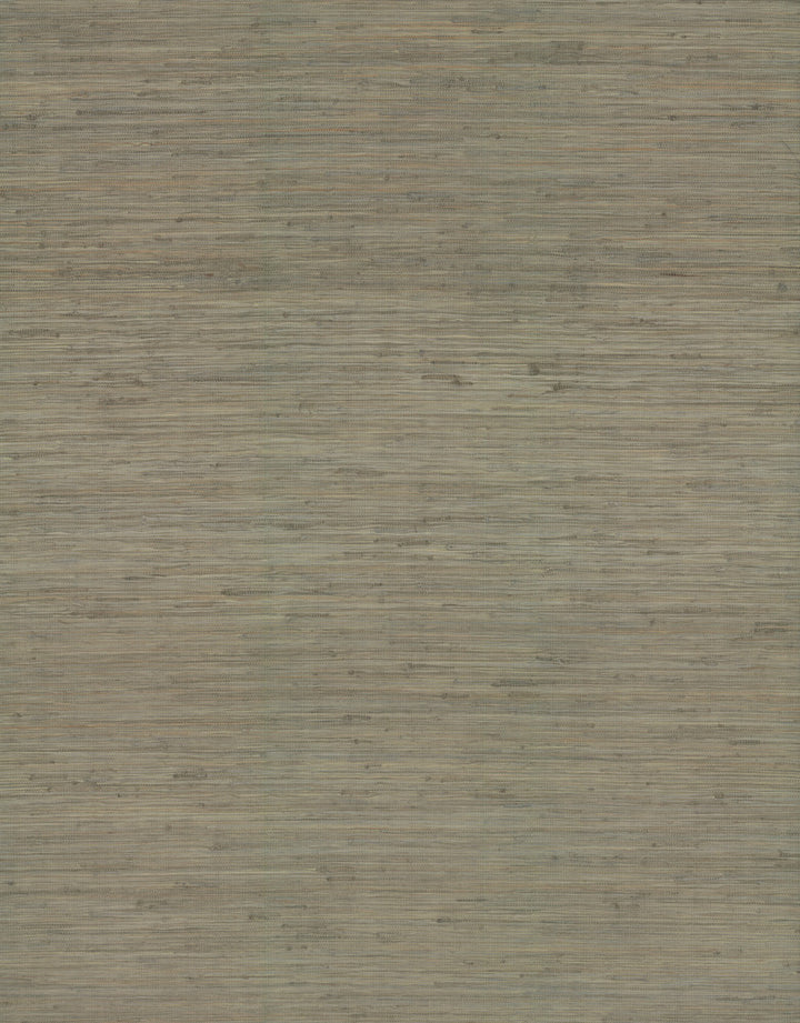 Threaded Jute Green Wallpaper by Ronald Redding Traveler Covers about 72 square feet 36-in by 24-ft long roll Unpasted 0 - Fabric Carolina -