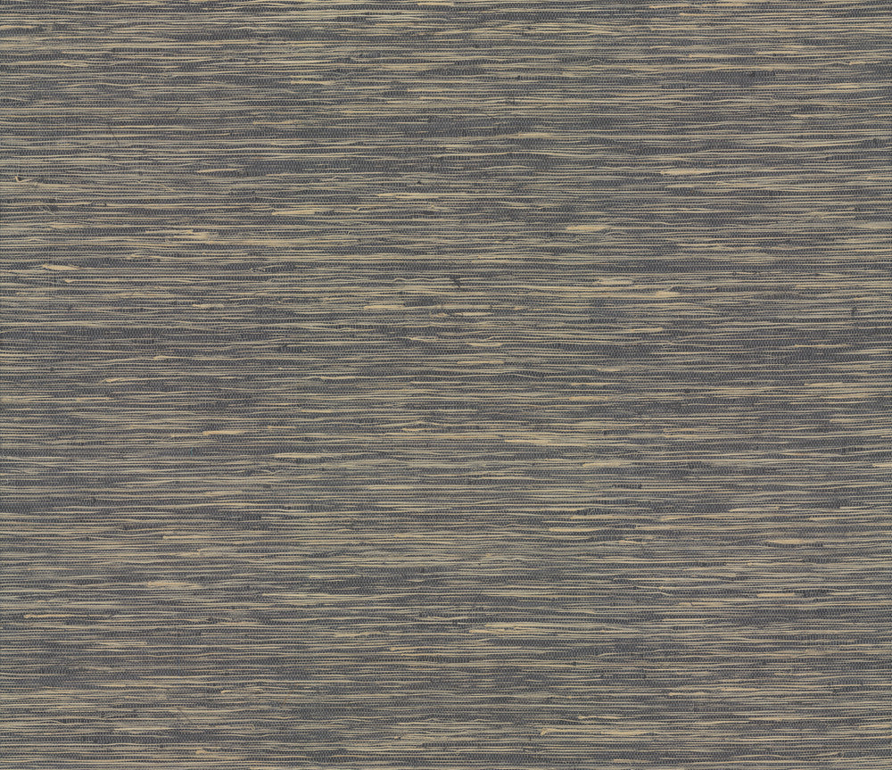 Threaded Jute Navy Wallpaper by Ronald Redding Traveler Covers about 72 square feet 36-in by 24-ft long roll Unpasted 0 - Fabric Carolina -