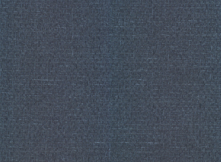 Tatami Weave Navy Wallpaper by Ronald Redding Grasscloth & Natural Resource Covers about 72 square feet 36-in by 24-ft long roll Unpasted 0 - Fabric Carolina -