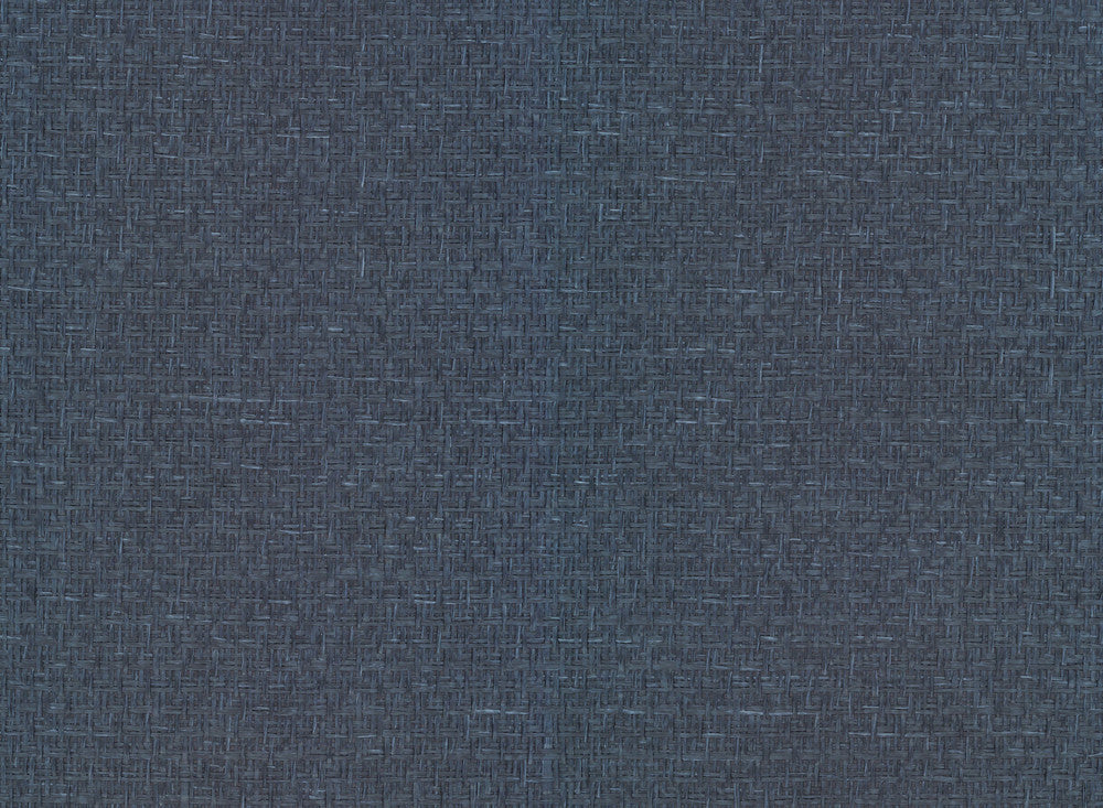 Tatami Weave Navy Wallpaper by Candice Olson Candice Olson Modern Artisan II Covers about 72 square feet 36-in by 24-ft long roll Unpasted 0 - Fabric Carolina -