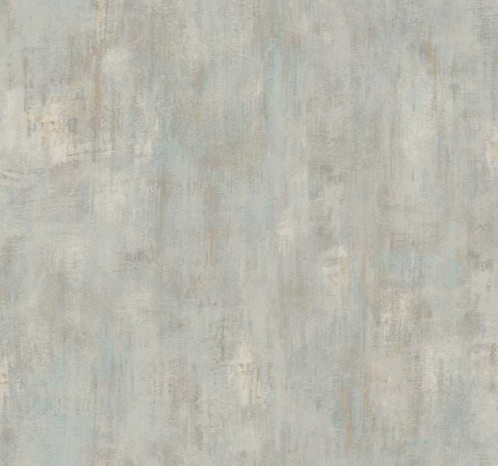 Conrete Patina Blue Wallpaper by Antonina Vella Antonina Vella Elegant Earth Covers about 60.8 square feet 27-in by 27-ft long roll Unpasted 25.25 - Fabric Carolina -