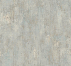 Conrete Patina Blue Wallpaper by Antonina Vella