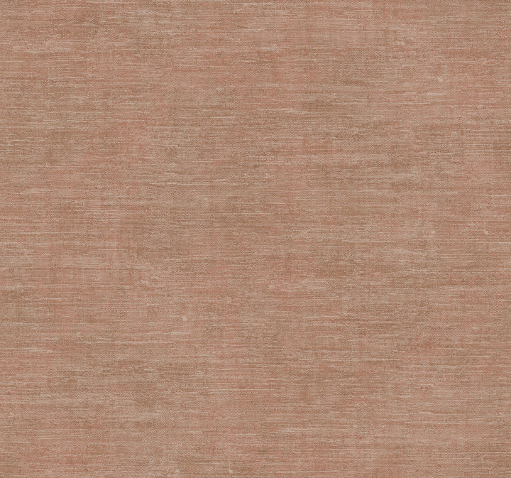Heathered Wool Rust Wallpaper by Antonina Vella Antonina Vella Elegant Earth Covers about 60.8 square feet 27-in by 27-ft long roll Unpasted 25.25 - Fabric Carolina -