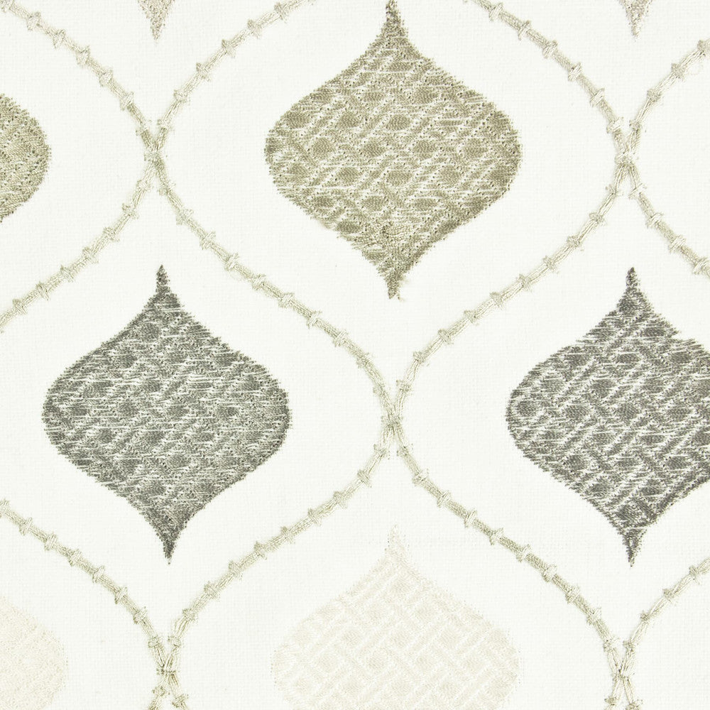 Ogee 2 Grey by Stout Fabric Stout Fabric Ogee 2 GreyFabric RAINBOW LIBRARY CHROME/NICKEL INDIA </p><p>Repeat: H: 4.250, V: 9.250 52 in - Fabric Carolina -
