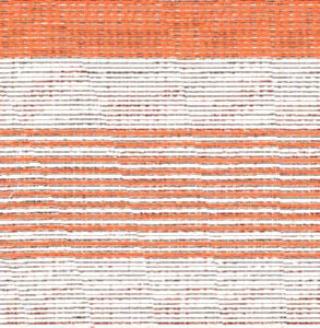 Oh Gee Orange 25 by Norbar Designer Fabric INSIDE OUT 100% SOLUTION DYED ACRYLIC GERMANY 5 1/2"V 54 - Swanky Fabrics -