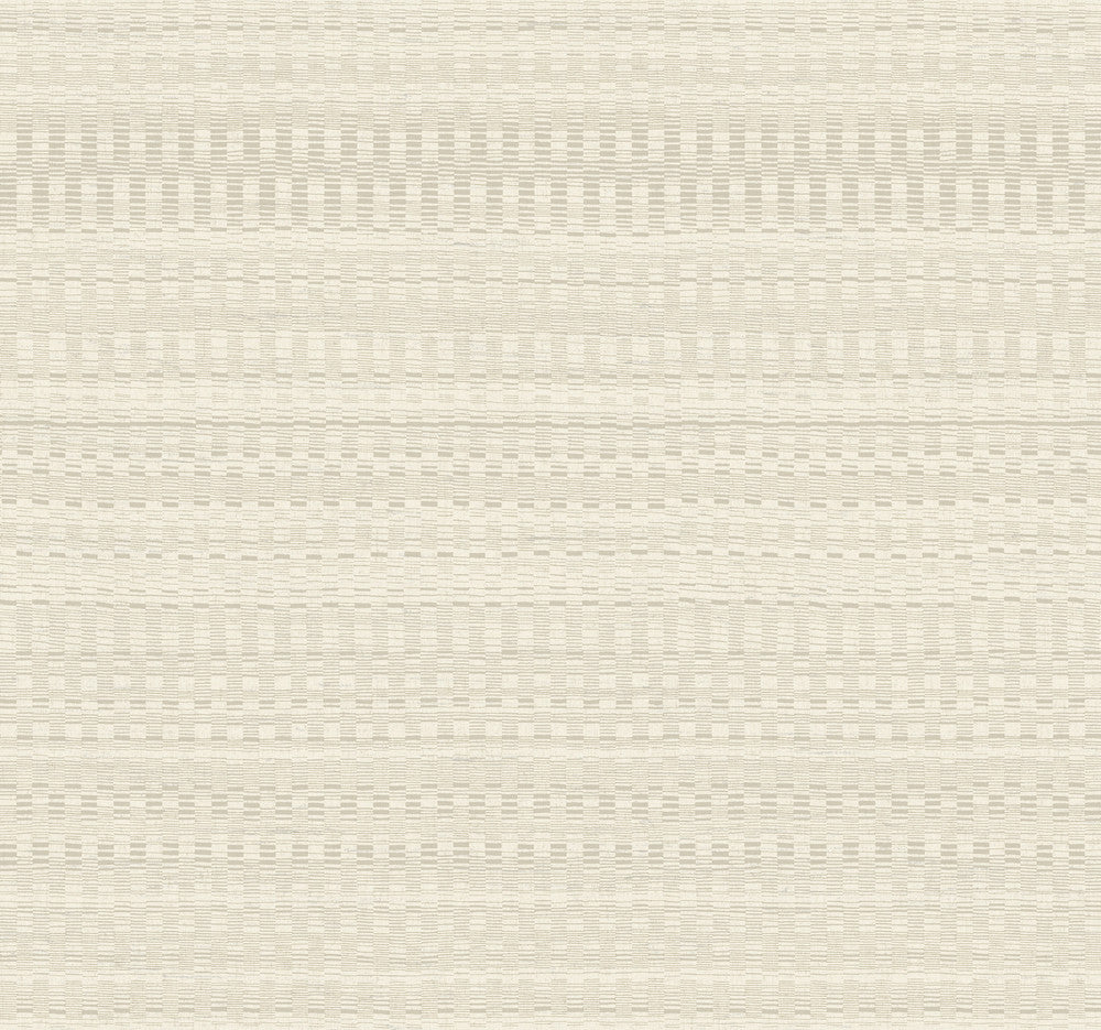 Tapestry Stitch Beige Wallpaper by York Wallcoverings New Origins Covers about 60.8 square feet 27-in by 27-ft long roll Unpasted 25.25 - Fabric Carolina -