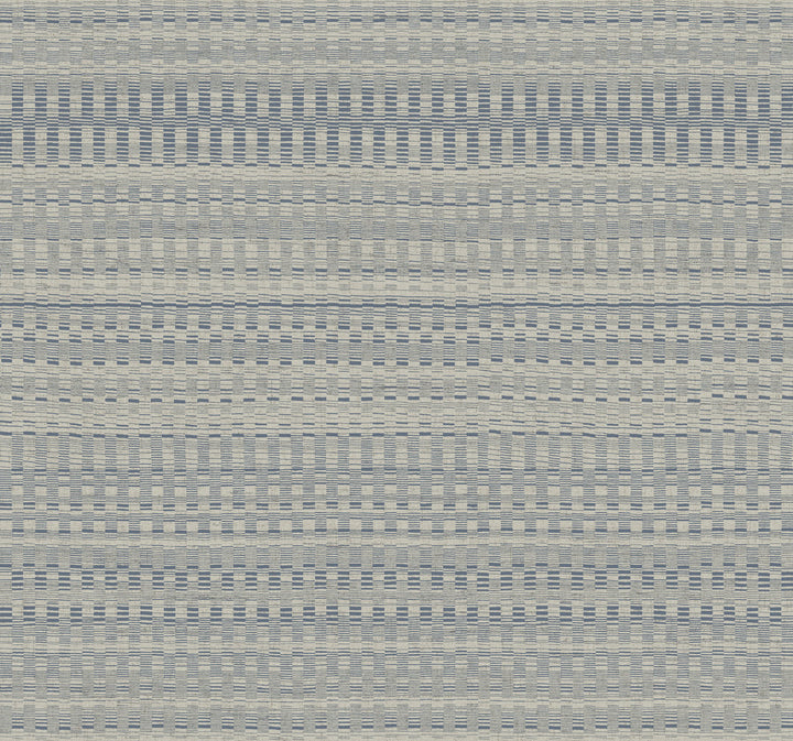 Tapestry Stitch Navy Wallpaper by York Wallcoverings New Origins Covers about 60.8 square feet 27-in by 27-ft long roll Unpasted 25.25 - Fabric Carolina -