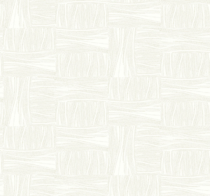 Wicker Dot Ivory Wallpaper by York Wallcoverings New Origins Covers about 60.8 square feet 27-in by 27-ft long roll Unpasted 25.25 - Fabric Carolina -