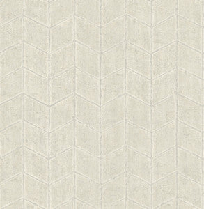 Flatiron Geometric Pearl Grey Wallpaper by York Wallcoverings