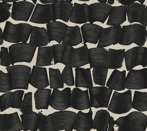 Brushed Ink Black Wallpaper by York Wallcoverings