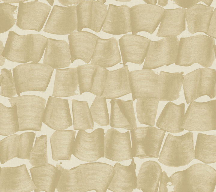 Brushed Ink Gold Wallpaper by York Wallcoverings New Origins Covers about 60.8 square feet 27-in by 27-ft long roll Unpasted 24 - Fabric Carolina -