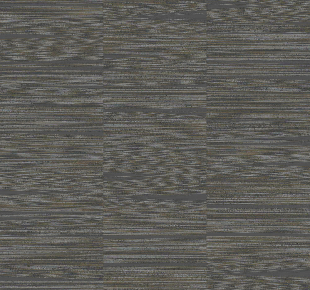 Line Stripe Charcoal Wallpaper by York Wallcoverings New Origins Covers about 60.8 square feet 27-in by 27-ft long roll Unpasted 25.25 - Fabric Carolina -