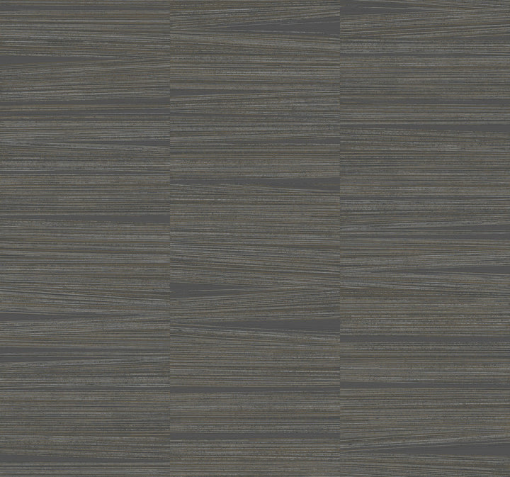 Line Stripe Charcoal Wallpaper by York Wallcoverings New Origins Covers about 60.8 square feet 27-in by 27-ft long roll Unpasted 25.25 - Fabric Carolina -