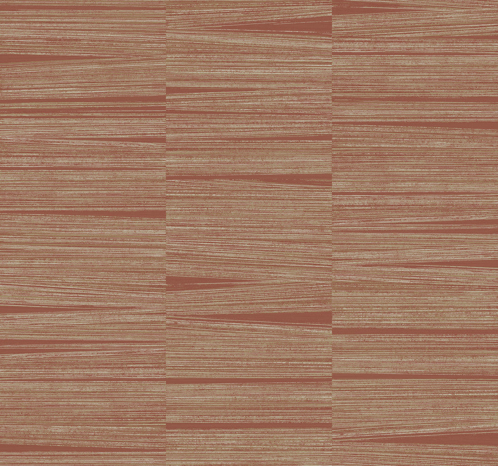 Line Stripe Brick Wallpaper by York Wallcoverings New Origins Covers about 60.8 square feet 27-in by 27-ft long roll Unpasted 25.25 - Fabric Carolina -
