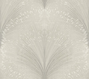 Papyrus Plume Grey Wallpaper by York Wallcoverings