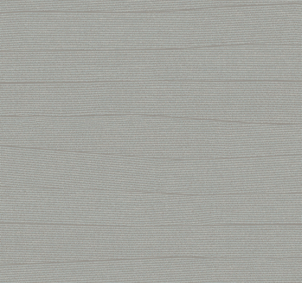 Natural Grid Greyed Sky Wallpaper by York Wallcoverings New Origins Covers about 60.8 square feet 27-in by 27-ft long roll Unpasted 25.25 - Fabric Carolina -