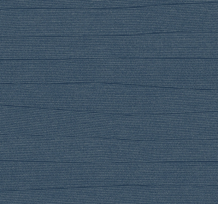 Natural Grid Navy Wallpaper by York Wallcoverings Designer
