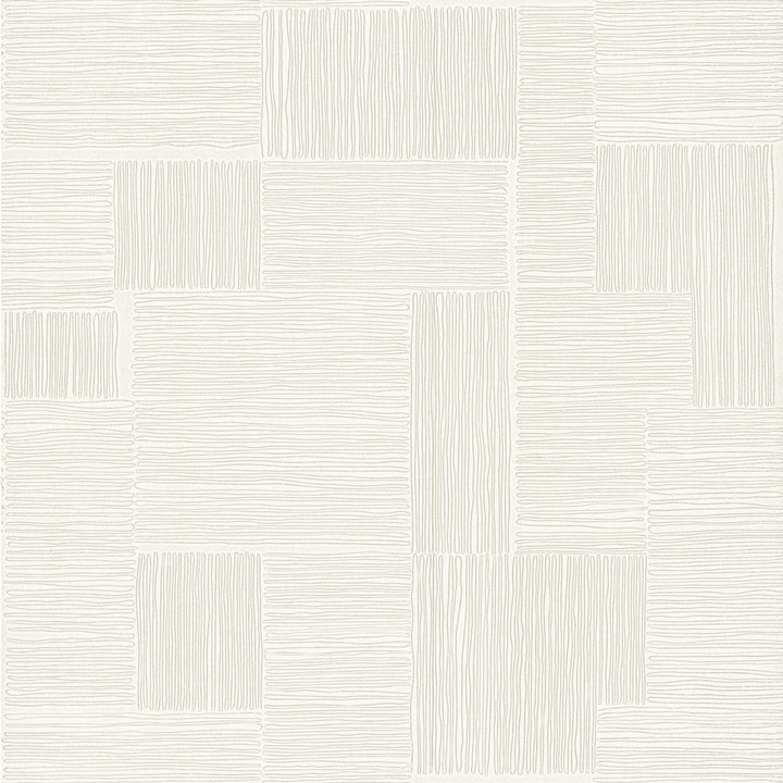 Contour Ivory Wallpaper by York Wallcoverings New Origins Covers about 57.1 square feet 20.9-in by 32.8-ft long roll Unpasted 20.8 - Fabric Carolina -