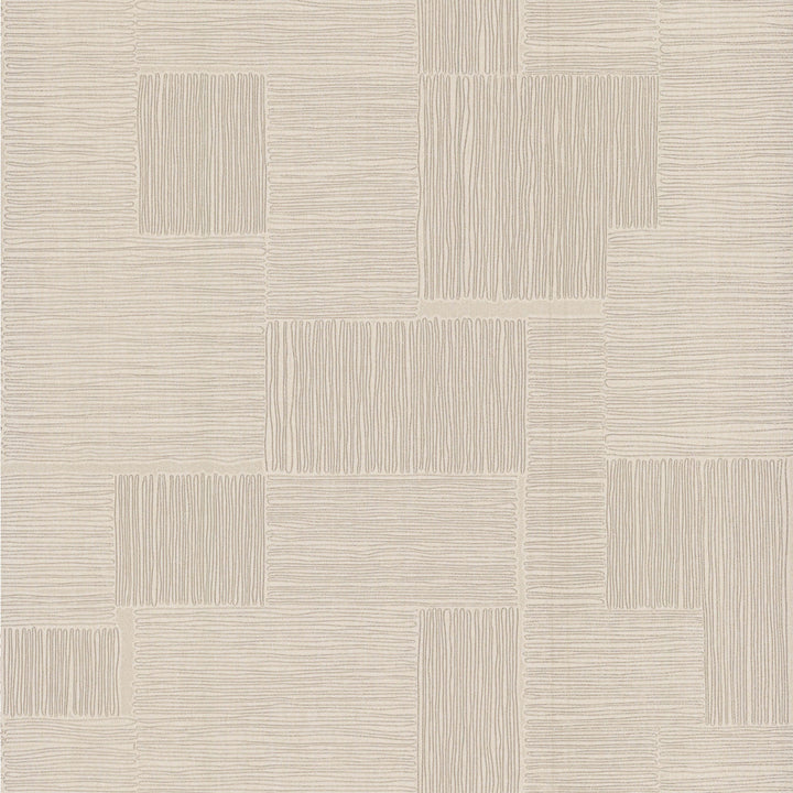Contour Beige Wallpaper by York Wallcoverings New Origins Covers about 57.1 square feet 20.9-in by 32.8-ft long roll Unpasted 20.8 - Fabric Carolina -