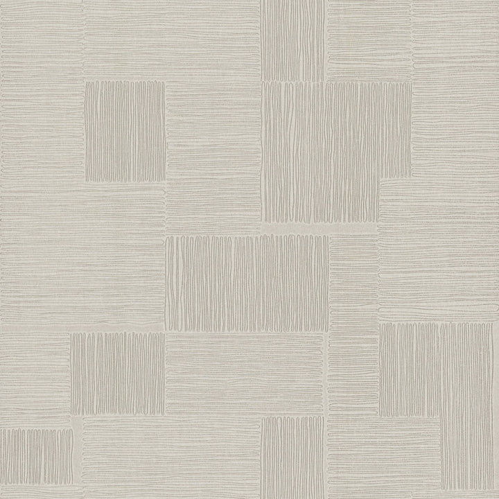 Contour Grey Wallpaper by York Wallcoverings New Origins Covers about 57.1 square feet 20.9-in by 32.8-ft long roll Unpasted 20.8 - Fabric Carolina -