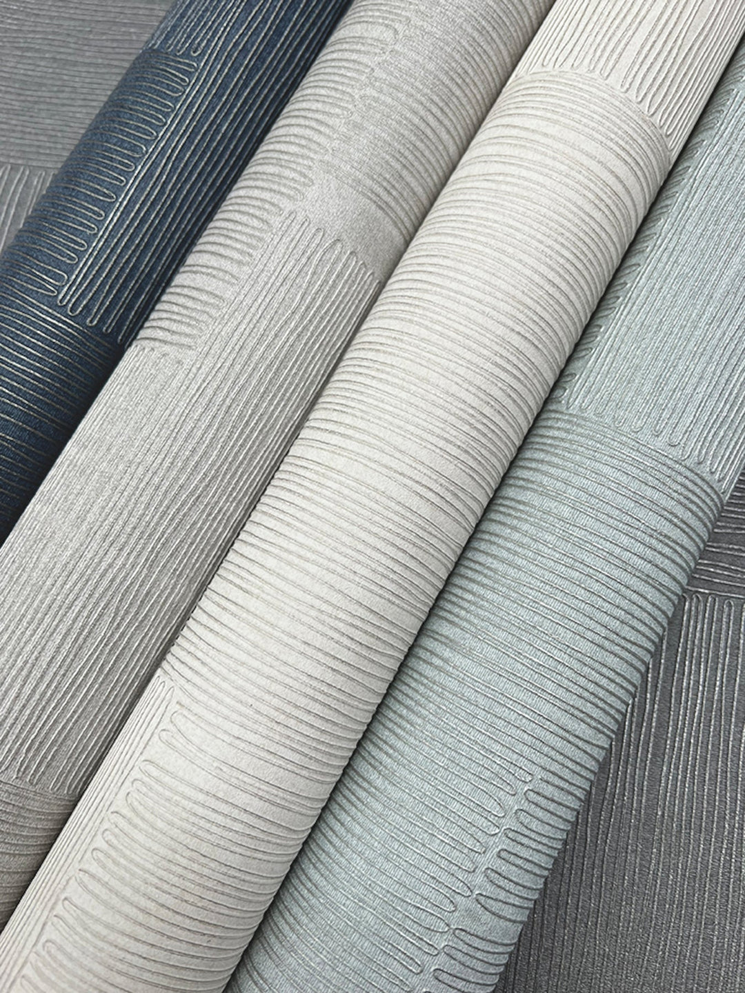 Contour Gunmetal Wallpaper by York Wallcoverings Designer