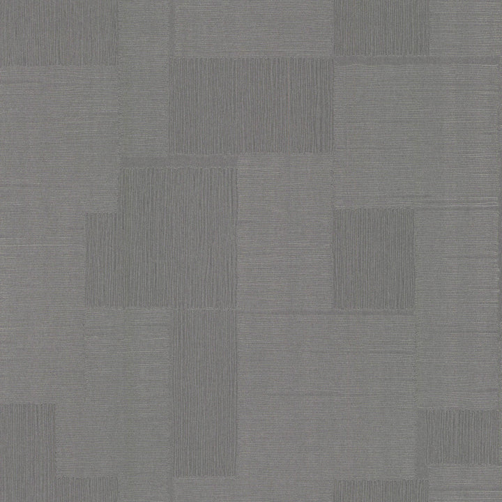 Contour Gunmetal Wallpaper by York Wallcoverings New Origins Covers about 57.1 square feet 20.9-in by 32.8-ft long roll Unpasted 20.8 - Fabric Carolina -