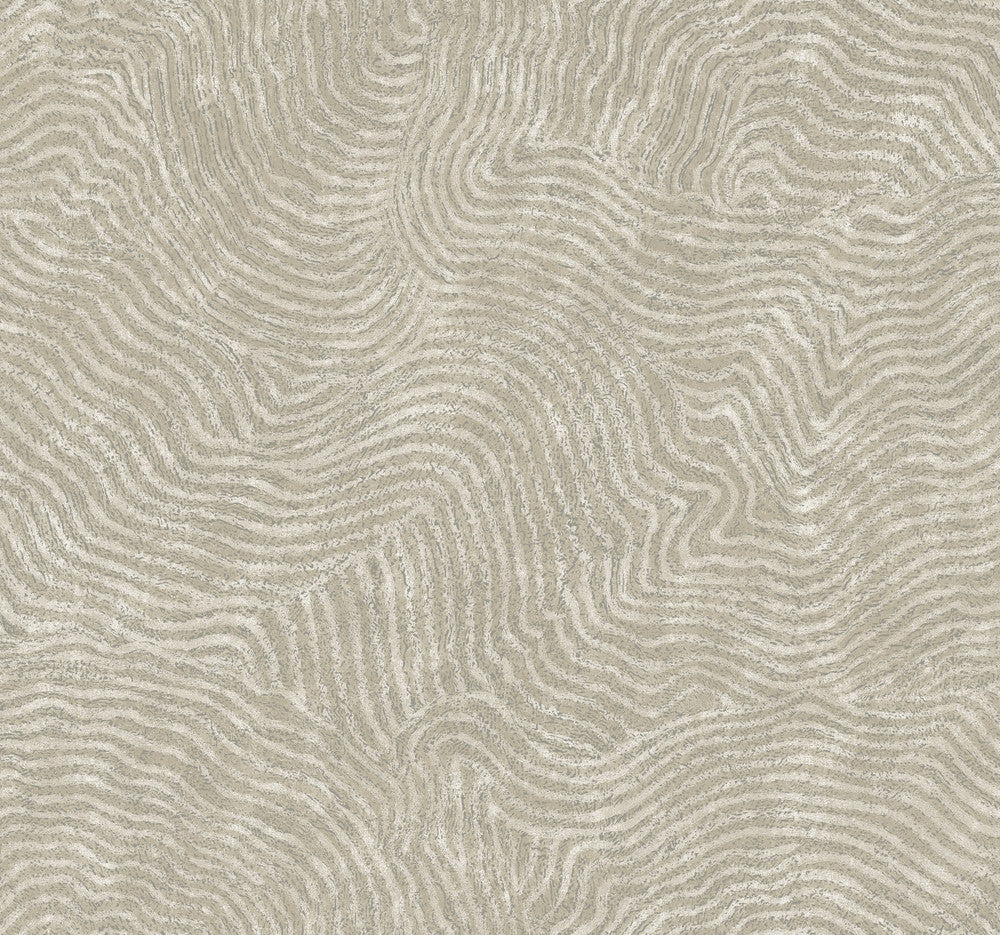 Modern Wood Taupe Wallpaper by York Wallcoverings New Origins Covers about 60.8 square feet 27-in by 27-ft long roll Unpasted 25.25 - Fabric Carolina -