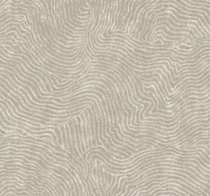 Modern Wood Taupe Wallpaper by York Wallcoverings New Origins Covers about 60.8 square feet 27-in by 27-ft long roll Unpasted 25.25 - Fabric Carolina -