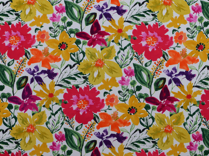Okeefe Roseus 713 by Covington Fabric 100% COTTON PAK 50000 Horizontal: 27 and Vertical: 25.5 54 - Fabric Carolina -