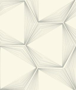 Silver Honeycomb Wallpaper by Candice Olson