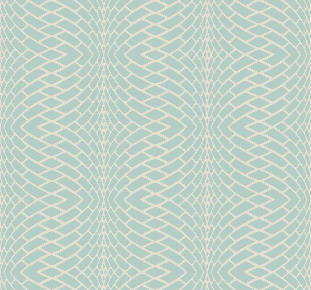 Blue Illusion Wallpaper by Candice Olson Candice Olson Journey Covers about 60.8 square feet 27-in by 27-ft long roll Unpasted 25.25 - Fabric Carolina -