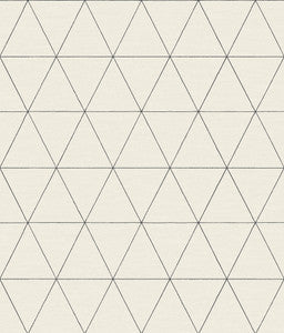 Ridge White & Black Wallpaper by Magnolia Home