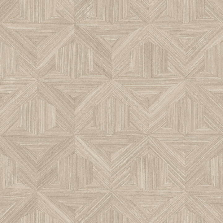 Parquet Beige Wallpaper by Magnolia Home Magnolia Open Sheet Covers about 56.4 square feet 20.5-in by 33-ft long roll Prepasted 20.5 - Fabric Carolina -