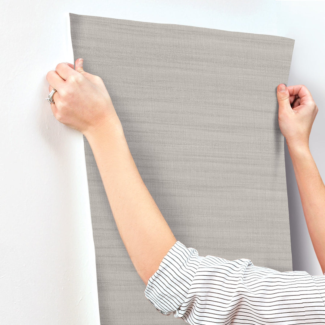 Washed Gravel Linen Wallpaper by Magnolia Home Designer