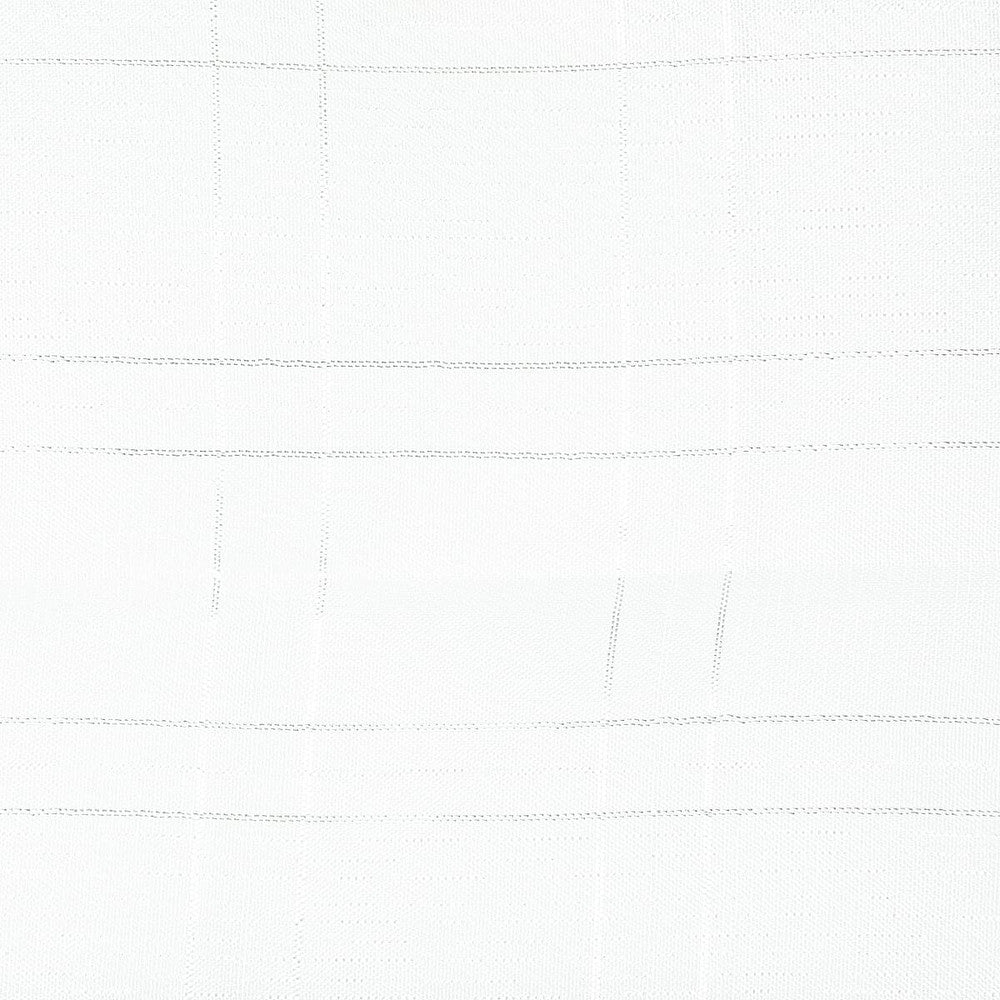 Omaha 1 Ivory by Stout Designer Fabric SHEER ESSENTIALS 100%POL CHINA FLAME RETARDANT-N.F.P.A. 701 SMALL SCALE Horizontal: 4.125 and Vertical: 3.875 110 in - Swanky Fabrics -