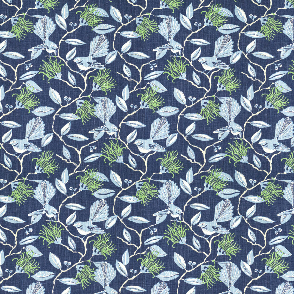 Onlooker 1 Navy by Aoc Fabric THE ART OF COLOR HERITAGE 100%COT USA Horizontal: 13.250 and Vertical: 17.500 54 in - Fabric Carolina -