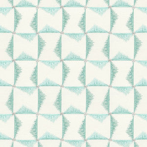 Ontario 1 Aqua by Stout Fabric