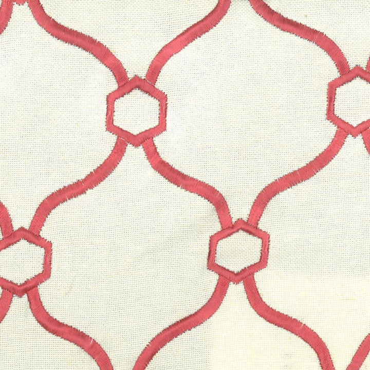 Optic 10 Shrimp by Stout Fabric Rainbow Library Petal/Crimson 44% Spun Viscose 30% Polyester 26% Linen Rayon Embroidery CHINA WYZENBEEK 60 000 DOUBLE RUB WEAR TEST (HEAVY DUTY) Horizontal: 3.75 and Vertical: 5 53 in - Fabric Carolina -