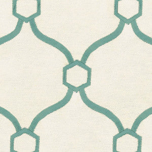 Optic 2 Lagoon by Stout Fabric