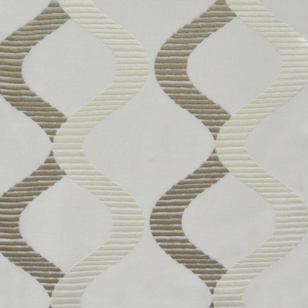 Oriana A Ivory by Europatex Fabric Oriana 80% Polyester, 10% Linen, 10% Viscose 06.50" H, 06.30" V 55.00 inches - Fabric Carolina -