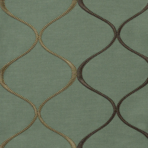 Oriana-B-Spa by Europatex Designer Fabric Oriana 80% Polyester / 10% Linen / 10% Viscose Embroidery China See Sample Horizontal: N/A and Vertical: N/A 55.00 inches  - Swanky Fabrics -