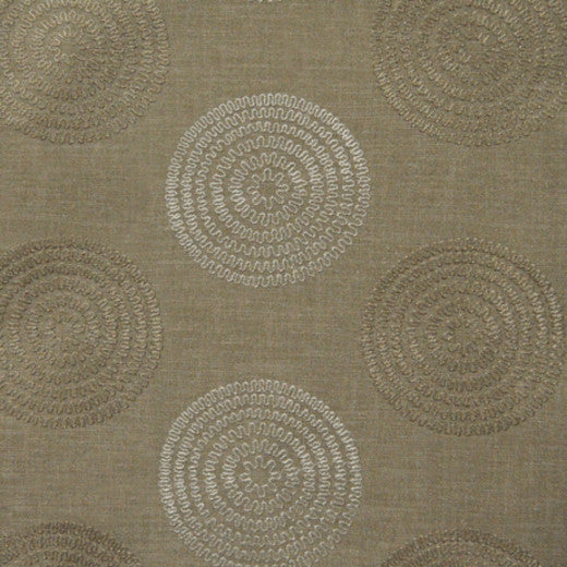 Oriana-C-Natural by Europatex Designer Fabric Oriana 80% Polyester / 10% Linen / 10% Viscose Embroidery China See Sample Horizontal: N/A and Vertical: N/A 55.00 inches  - Swanky Fabrics -