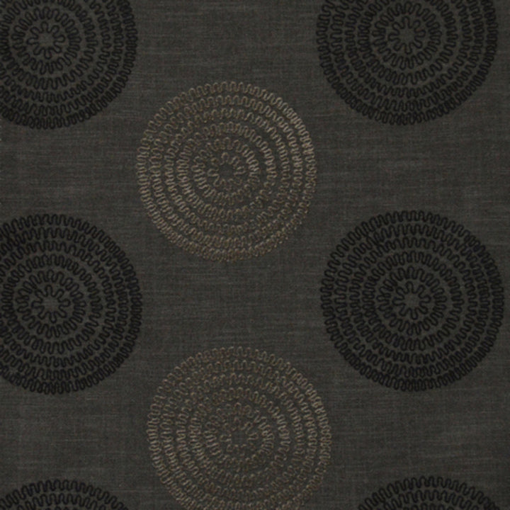 Oriana C Smoke by Europatex Fabric Oriana 80% Polyester, 10% Linen, 10% Viscose 08.60" H, 06.30" V 55.00 inches - Fabric Carolina -