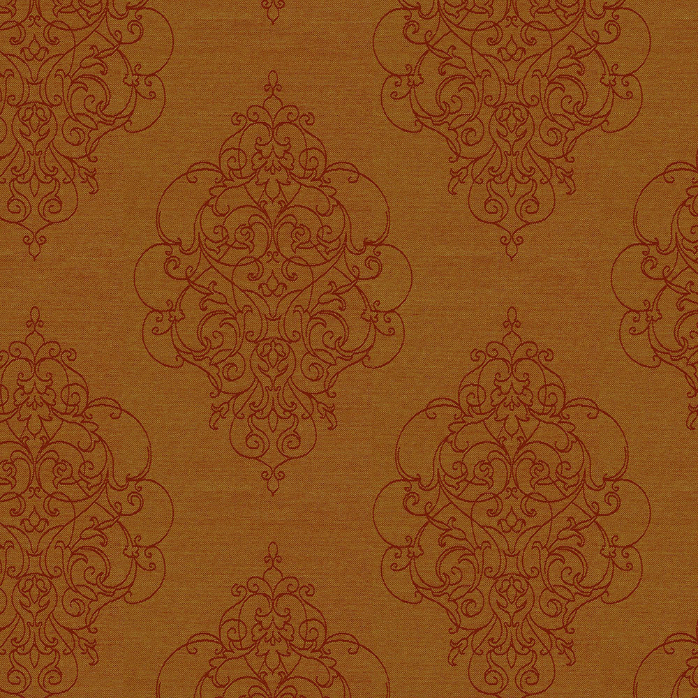 Ornamental 44 Pumpkin by Crypton Designer Fabric N/A 100% Polyester US 51,000 Double Rubs </p><p>Repeat: Horizontal: 15.0" (38.1 cm) Across the Roll and Vertical: 14.4"(36.6 cm) Up the Roll 54" (137 cm) - Swanky Fabrics -