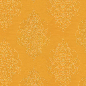 Ornamental 51 Yellow by Crypton Fabric