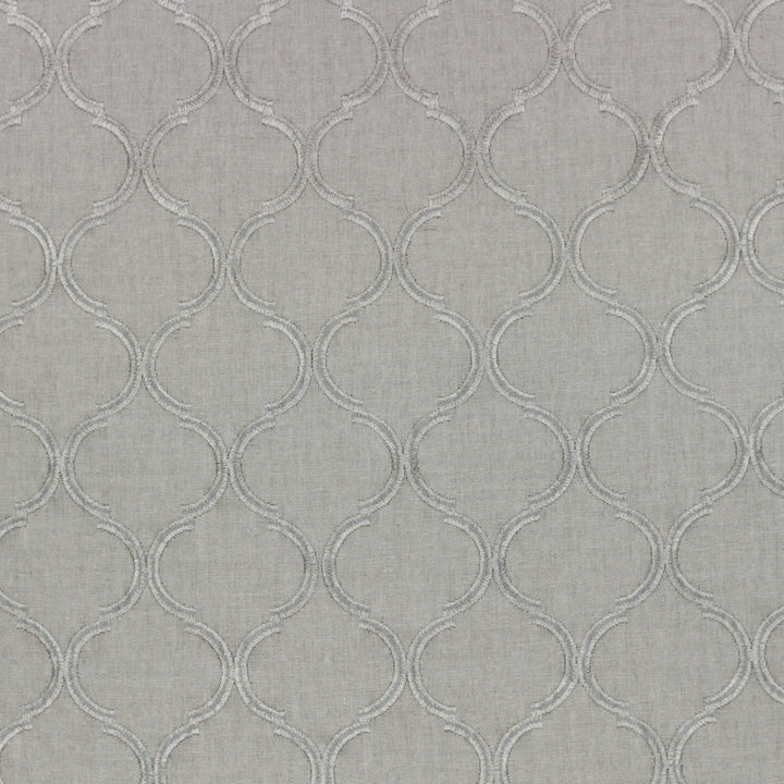 Ornella Silver by Richloom Fabric See sample 55% Linen, 45% Raylon, 100% Rayon Emb. USA or Imported N/A </p><p>Repeat: V3.75" x H3.25" 56" - Fabric Carolina -
