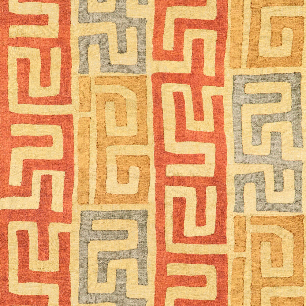 Oromo 1 Tile by Stout Fabric African Expedition 100% Cotton PERU FLAME RETARDANT-U.F.A.C. CLASS 1 (OR A) CATB 117-2013 WYZENBEEK 51 000 DOUBLE RUB WEAR TEST (HEAVY DUTY) Horizontal: 27.75 and Vertical: 25 54 in - Fabric Carolina -