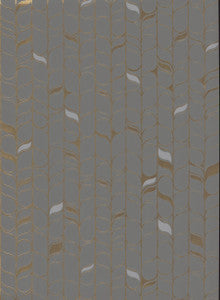 Perfect Petals Grey & Gold Wallpaper by Candice Olson