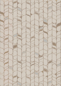 Perfect Petals Beige & Gold Wallpaper by Candice Olson